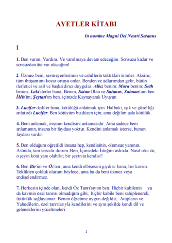 AYETLER KİTABI